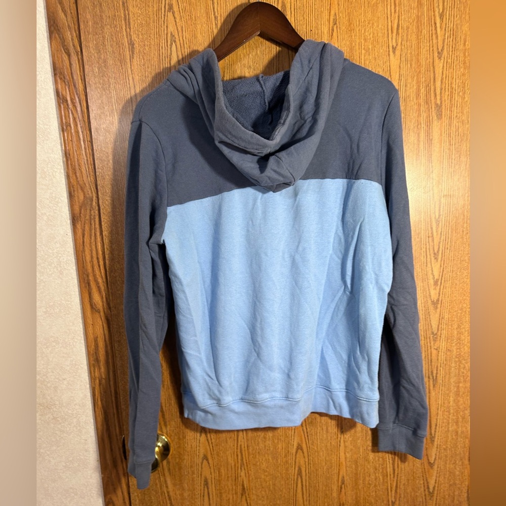 PINK Half Zip Striped Hooded Sweatshirt - Picture 5 of 5